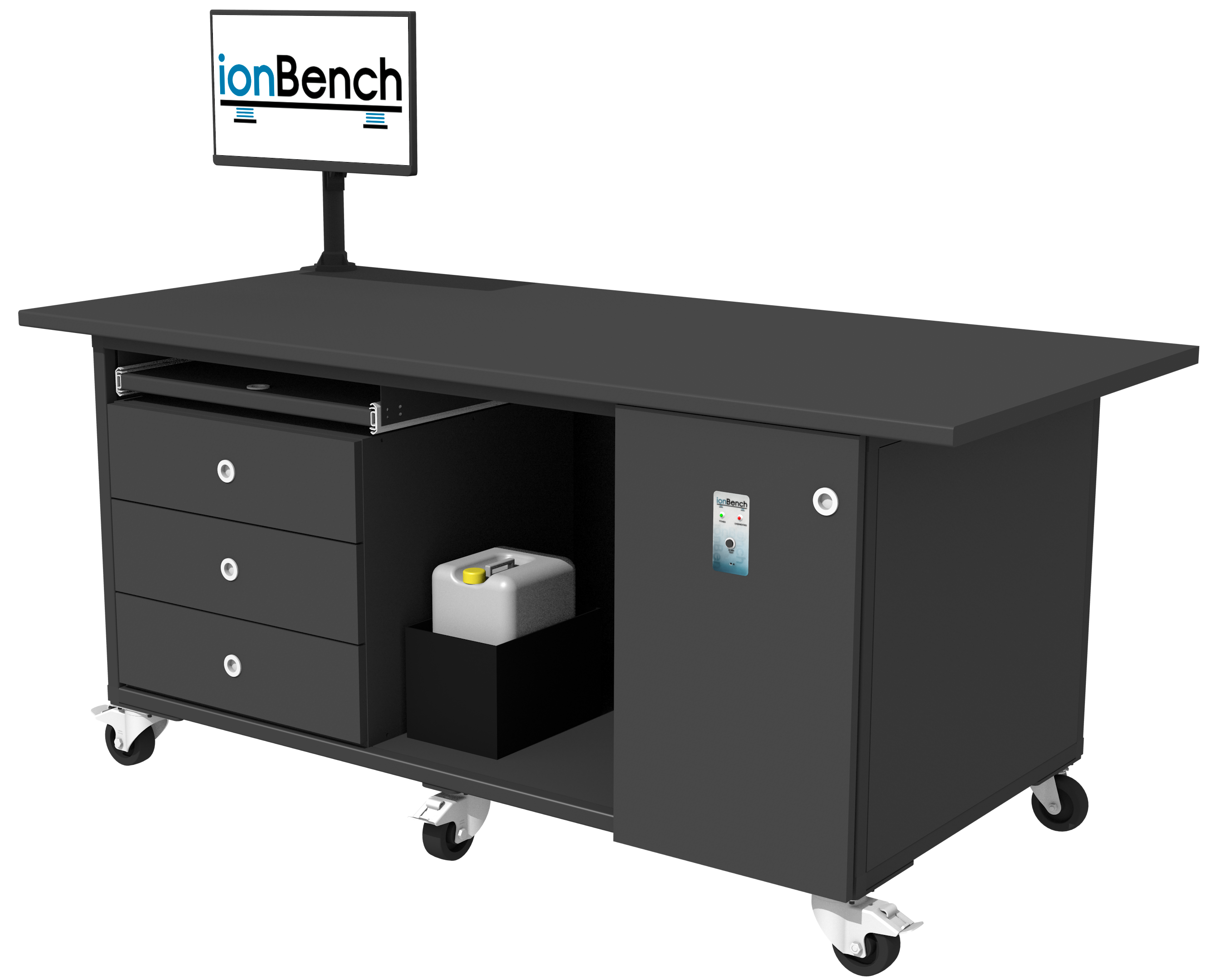 lcms bench with small sound enclosure