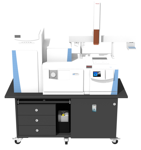 Thermofisher icap q/rq + autosampler mass spec bench